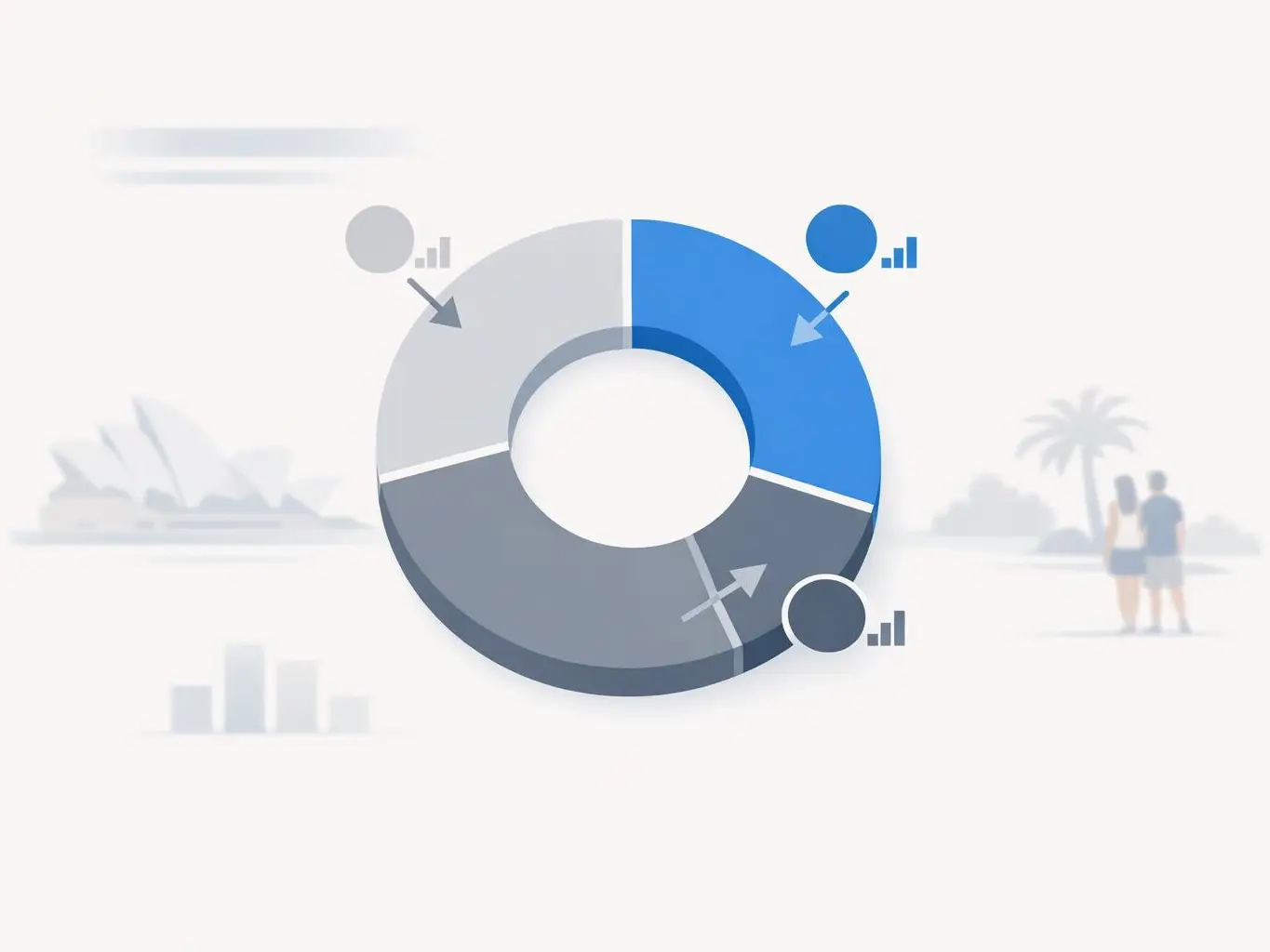 Clarinda Shopping Centre storefront with SEO optimization strategy overlay